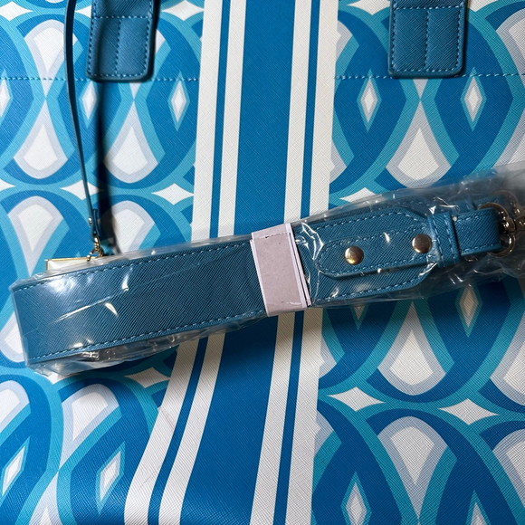 TRINA TURK Seabay Southbay Large Printed Tote Bag MSRP $245 - Picture 8 of 10